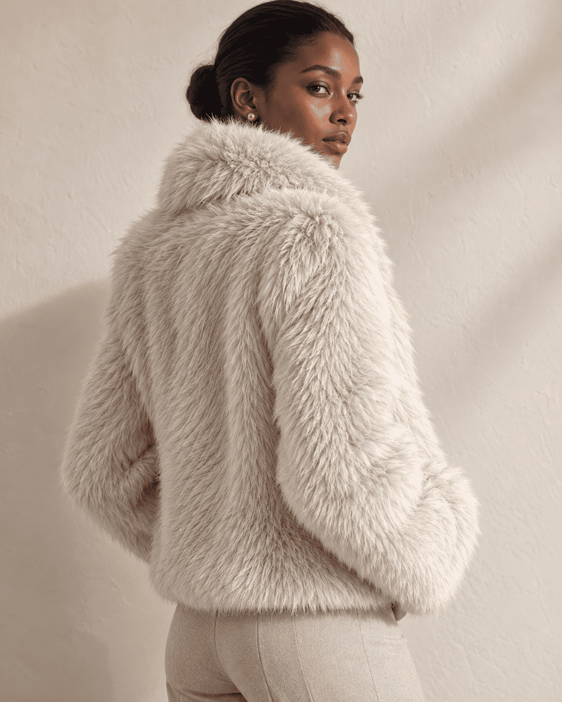 Vestes et blousons en fausse fourrure, Velours Polaire